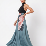 Olympas | Robe Maxi à Bustier Floral