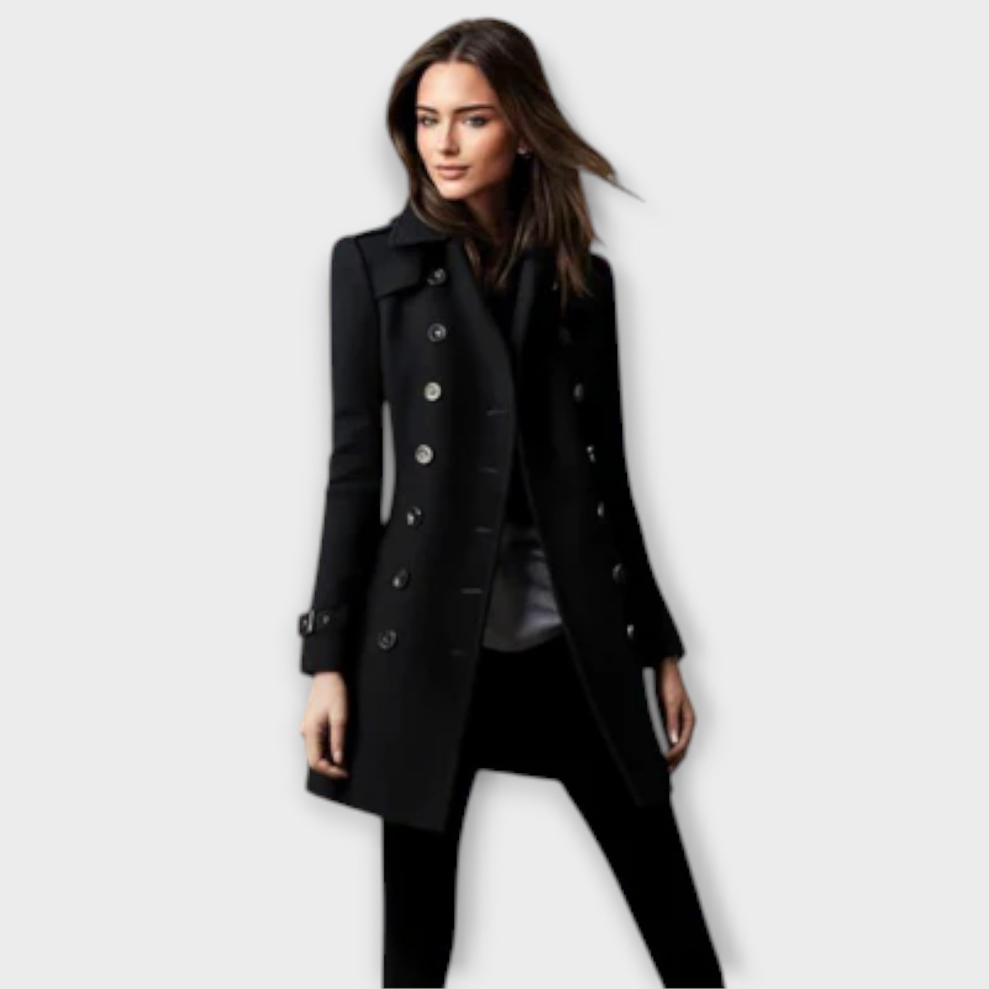 Linda - Manteau Trench à Double Boutonnage