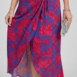 Priya | Robe midi à manches courtes et imprimé floral