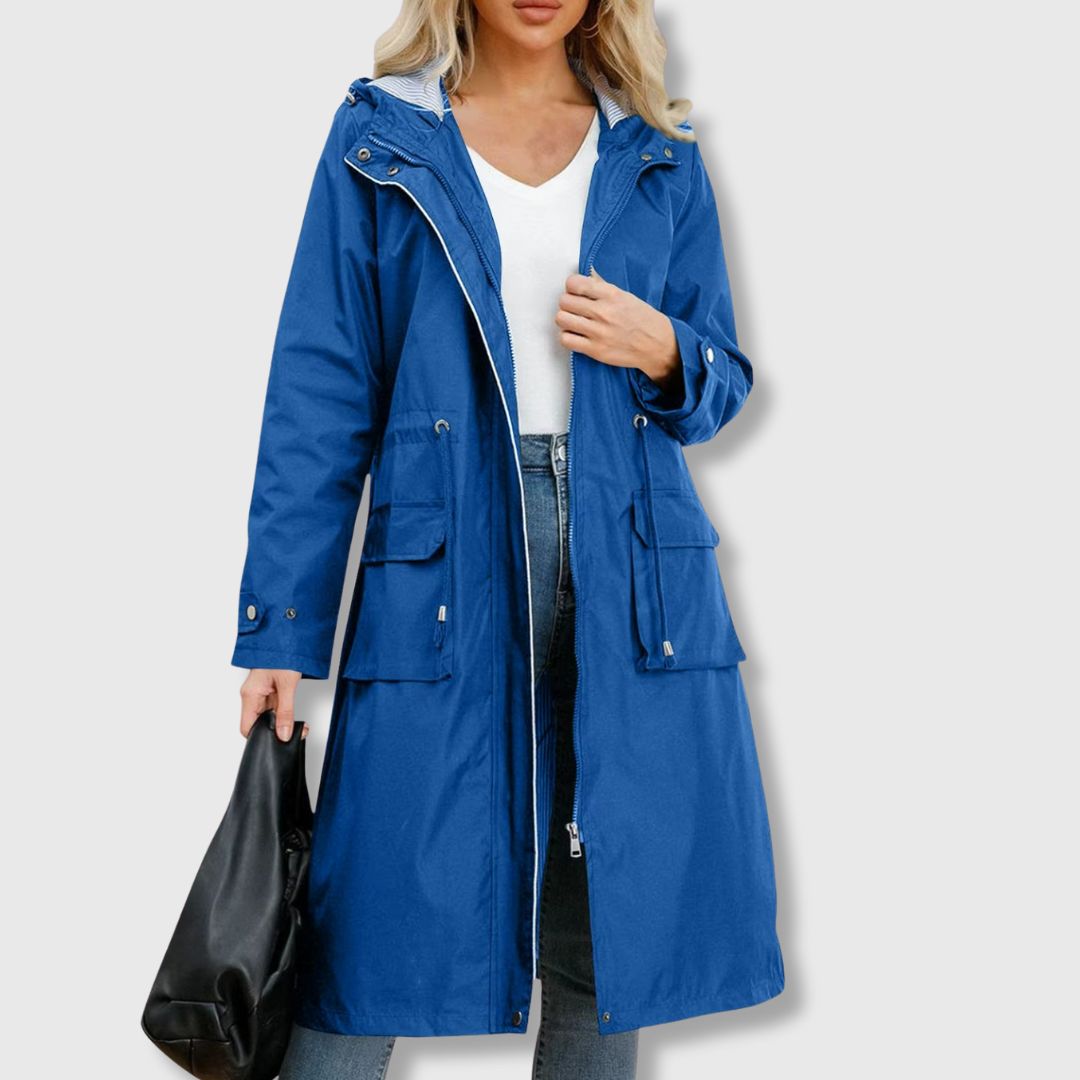 Julia | Manteau Trench Élégant avec Capuche