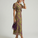 Virel | Robe Midi Florale Détendue