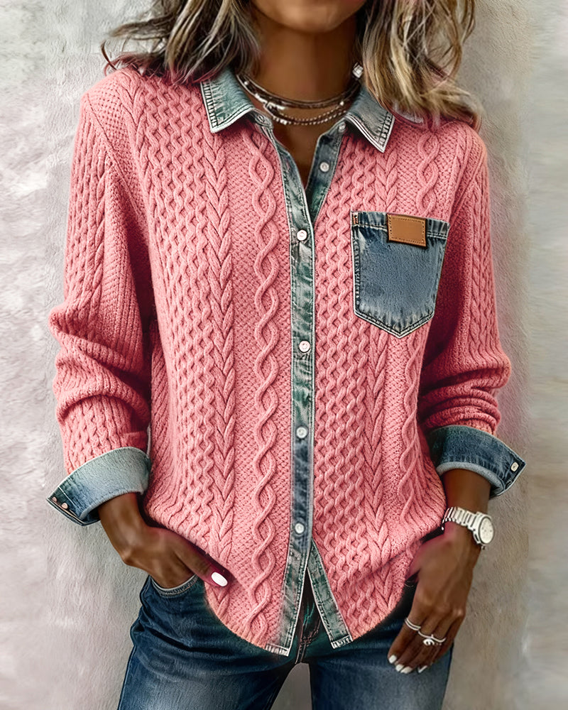 Juliane - Pull Denim Moderne