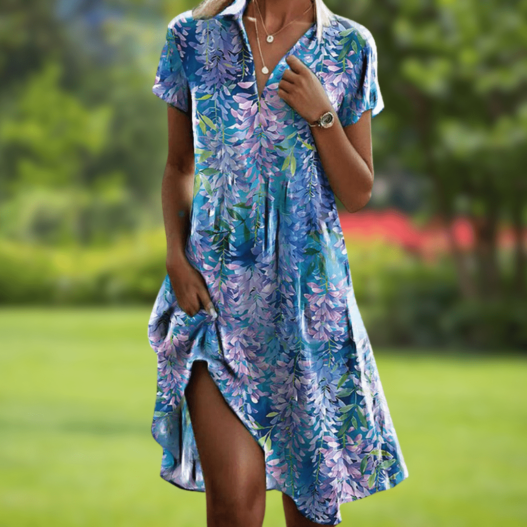 Firi | Robe Élégante à Imprimé Bohème