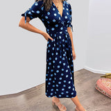 Miley - Robe V-Cou à Pois
