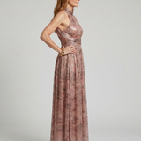 Imogen | Robe Midi Sans Manches à Fini Texturé