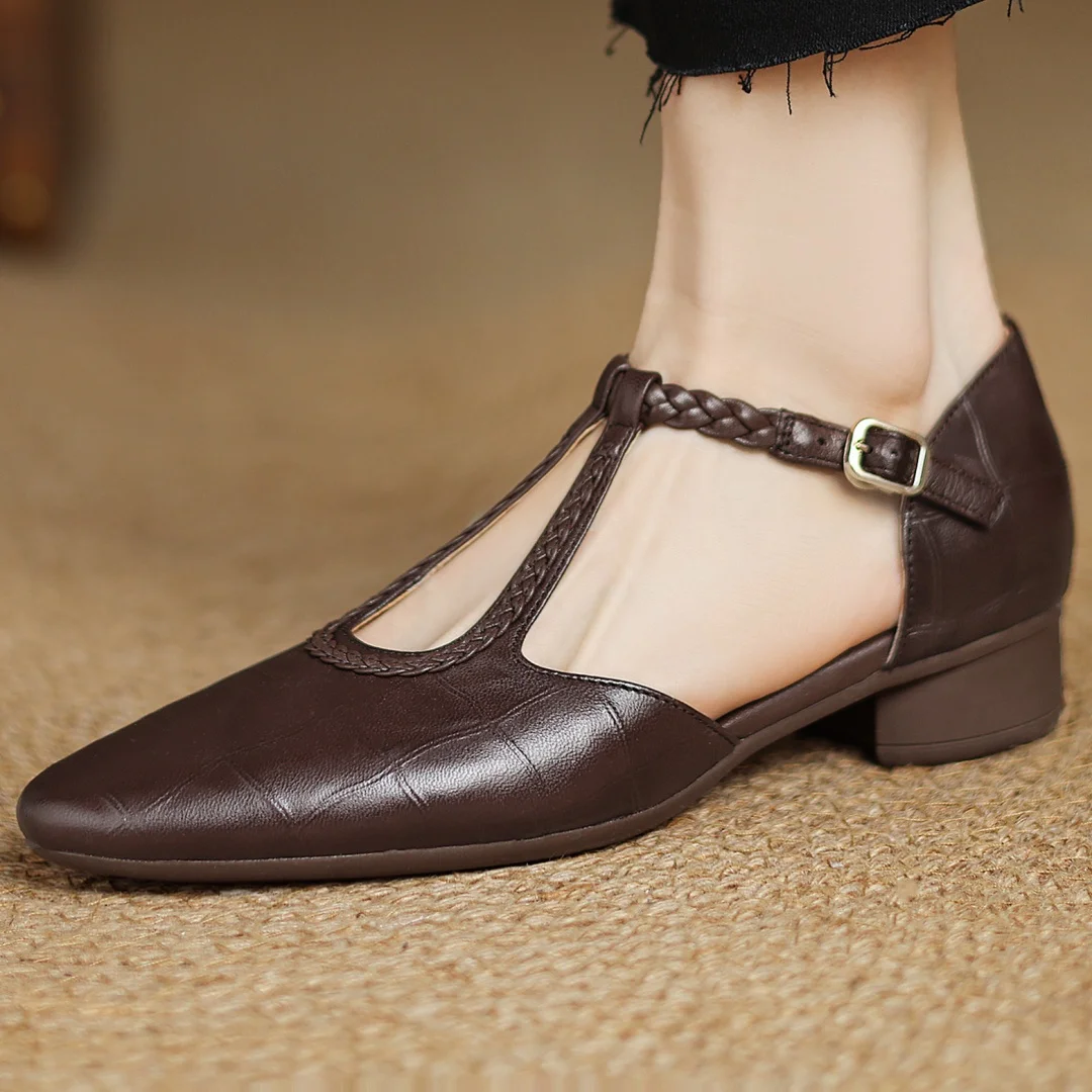 Mary Janes Classiques À Boucle Latérale Femme | Élégantes Printemps