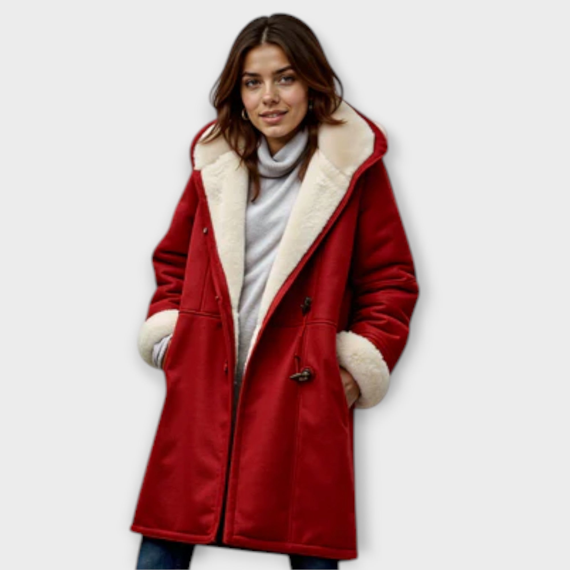 Antonia – Manteau Doublé en Fourrure