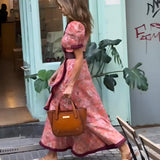 Rosalie™ | Robe élégante à encolure cache-cœur avec imprimé romantique