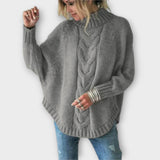 Elysian - Pull Tricoté avec Motif de Câbles