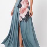 Olympas | Robe Maxi à Bustier Floral