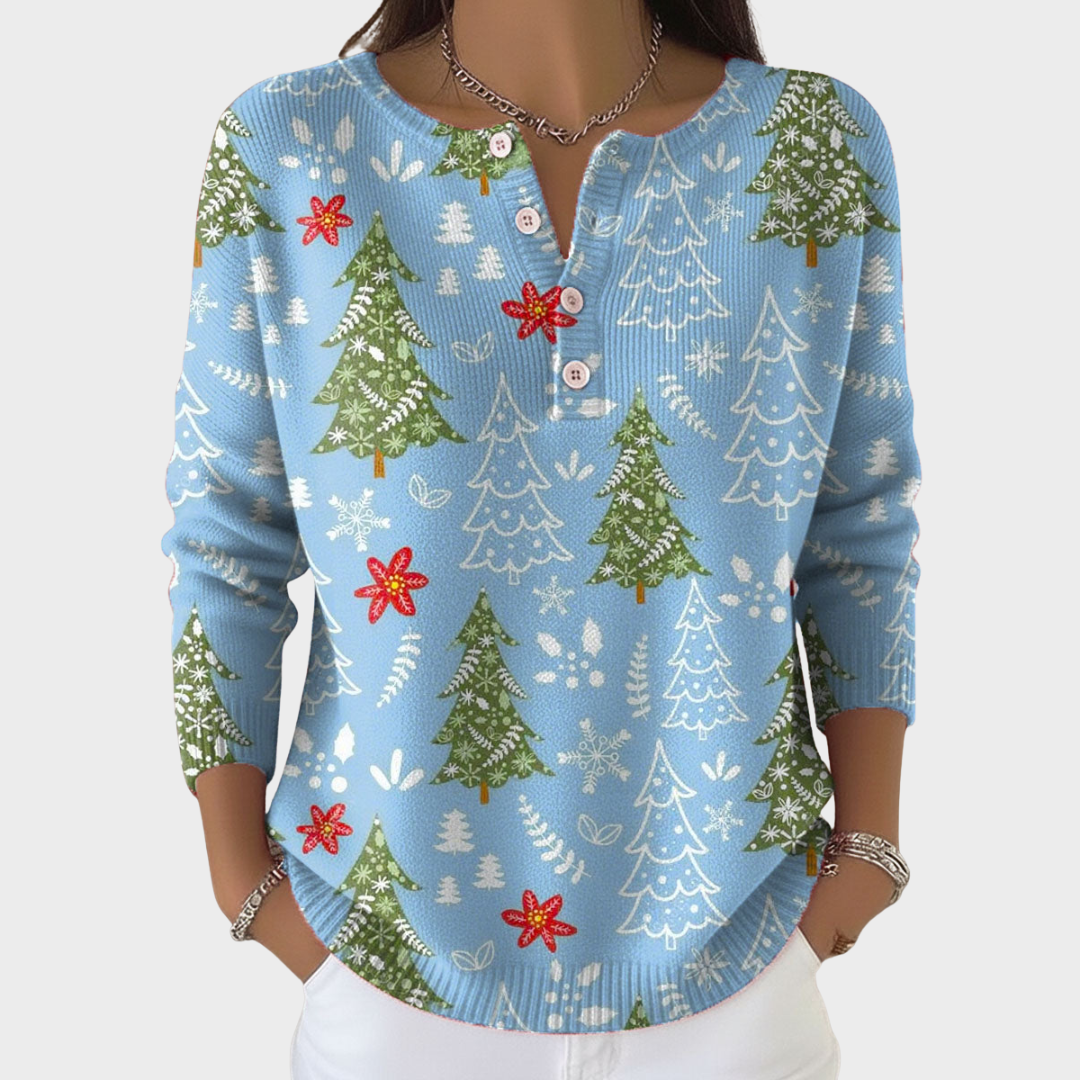 Stella | Pull de Noël avec boutons