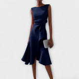 Claire™ | Robe midi élégante avec drapés