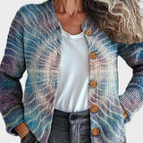 Roswyn™ - Cardigan Douillet à Motif Harmonieux