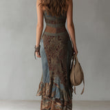 Truus | Robe Maxi Fleurie Vintage