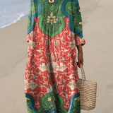 Elvira | Robe Printanière Aérée à Manches Longues