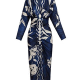 Eva | Robe Midi Dolman Imprimée Unique Sun Escape