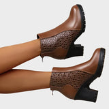 Katarzyna™ Chaussures à talons épais en cuir véritable avec soutien de la voûte plantaire 💫