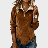 Daisy | Top avec Doublure en Fleece et Demi-Zip
