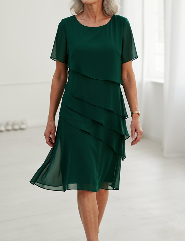 Juliette | Robe élégance fluide à volants