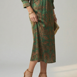 Lune | Robe Midi Wrap Naturelle