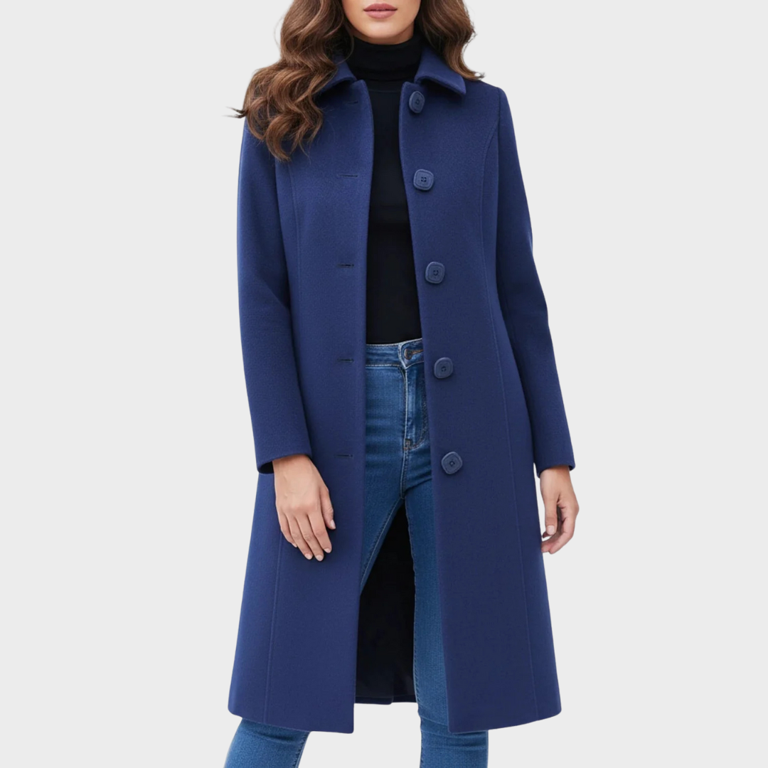 Josephine | Manteau d'Hiver à Bouton Unique