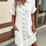 Marrit™ | Robe chemise avec boutons