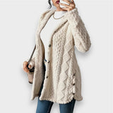 Charlotte | Cardigan en Peluche avec Capuche