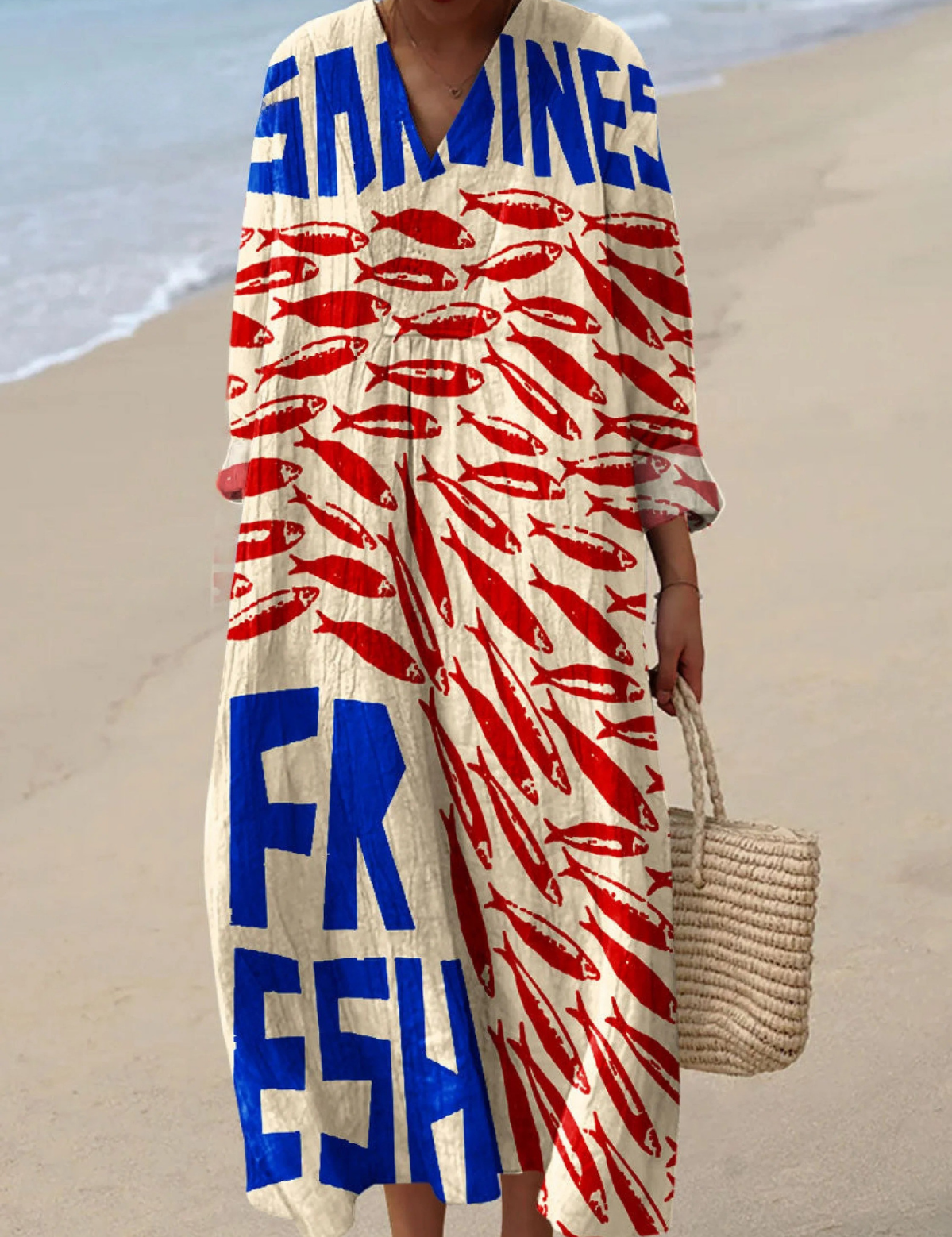 Ralina | Robe Printanière Aérée à Manches Longues
