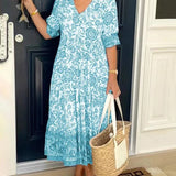 Keisha | Robe Maxi Florale à Col V
