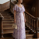 Vaelis | Robe Midi à Manches Volantes