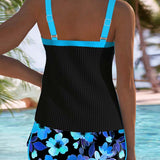 Laluna® | Ensemble de Tankini Élégant en Deux Pièces
