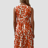 Séraphine - Robe Midi Été Élégante