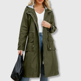 Julia | Manteau Trench Élégant avec Capuche