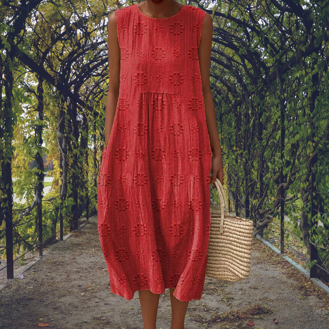 Aikaterini | Robe Midi Brodée