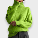 Remmy | Pull à Col Montant en Maille Structurée