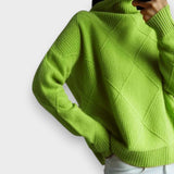 Remmy | Pull à Col Montant en Maille Structurée