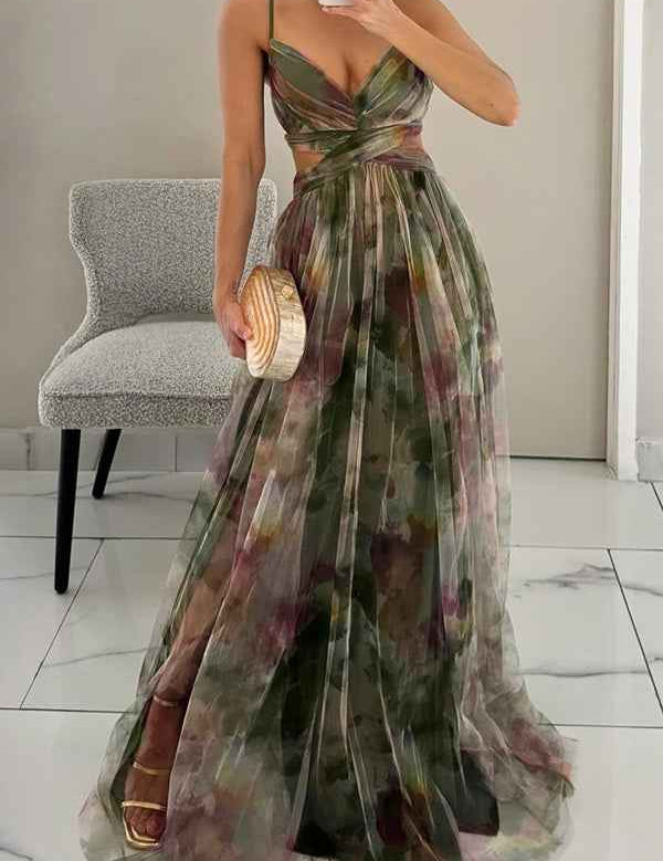 Frostine - Élégante Robe Florale