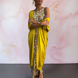 Sabine™ | Ensemble de robe élégant avec cardigan