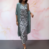 Sabine™ | Ensemble de robe élégant avec cardigan