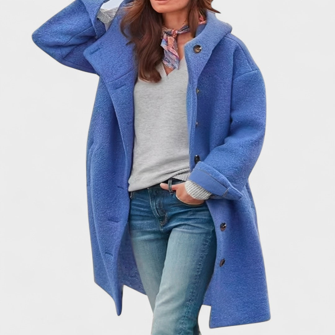 Ella | Manteau Confortable de Longueur Moyenne pour Usage Quotidien