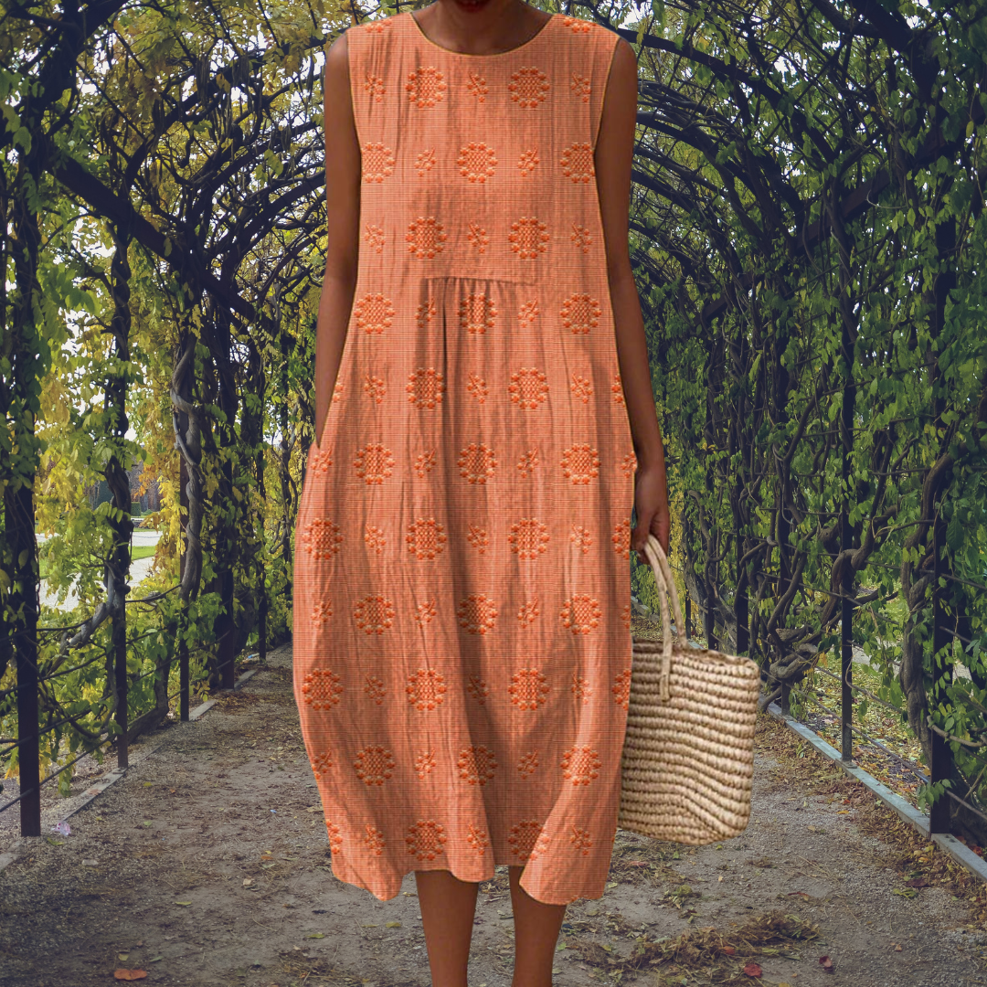 Aikaterini | Robe Midi Brodée