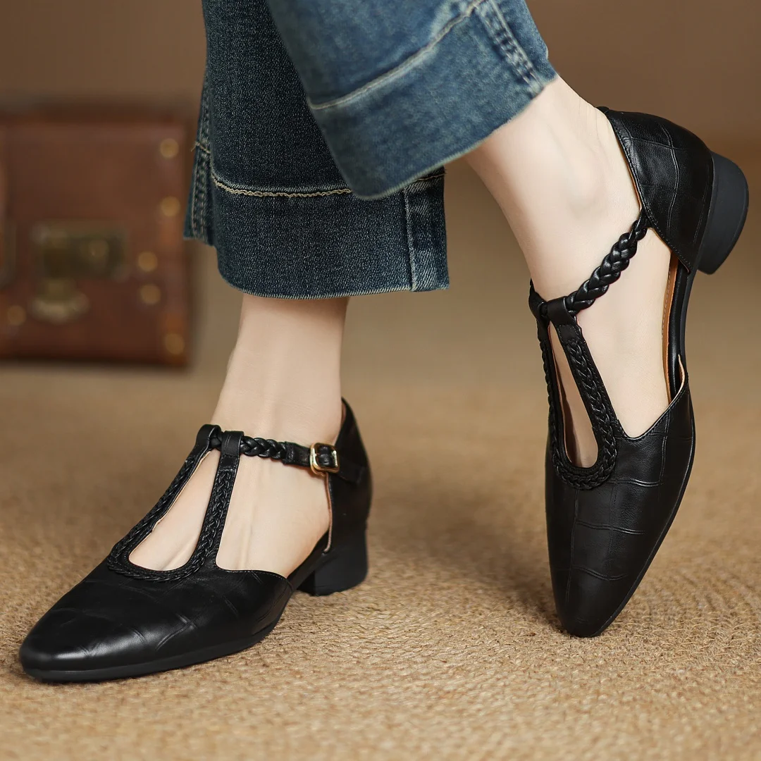 Mary Janes Classiques À Boucle Latérale Femme | Élégantes Printemps