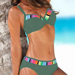Bikini Split avec dégradé de couleurs
