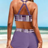 Janette - Bikini à taille haute en rib