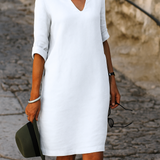 Rita™ | Robe élégante avec décolleté en V.