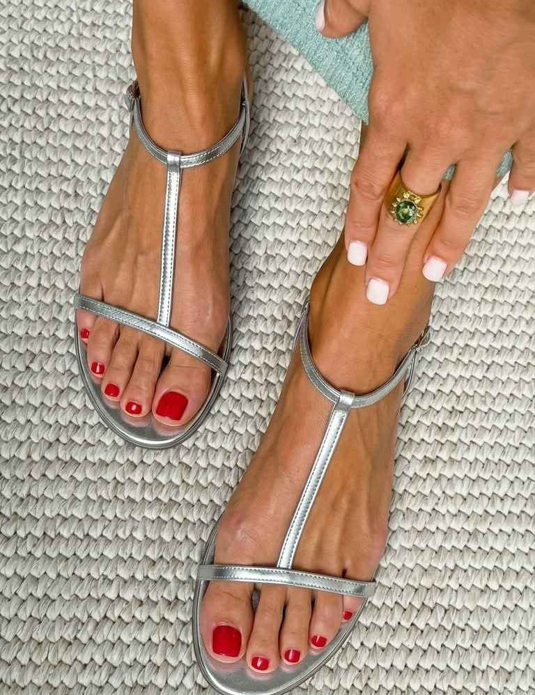 Bianca™| Sandales Dorées Été