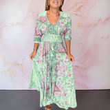 Anita™ | Élégante robe maxi boho avec ceinture