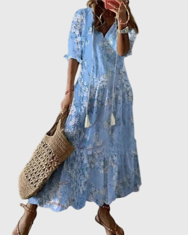 Amalia | Robe Maxi Vintage Bohème