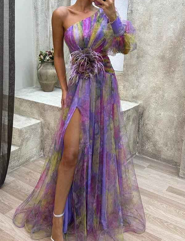 Grace | Robe Maxi Plissée Florale Évasion Estivale