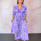 Anita™ | Élégante robe maxi boho avec ceinture
